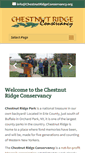 Mobile Screenshot of chestnutridgeconservancy.org