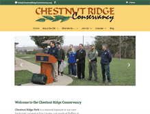 Tablet Screenshot of chestnutridgeconservancy.org